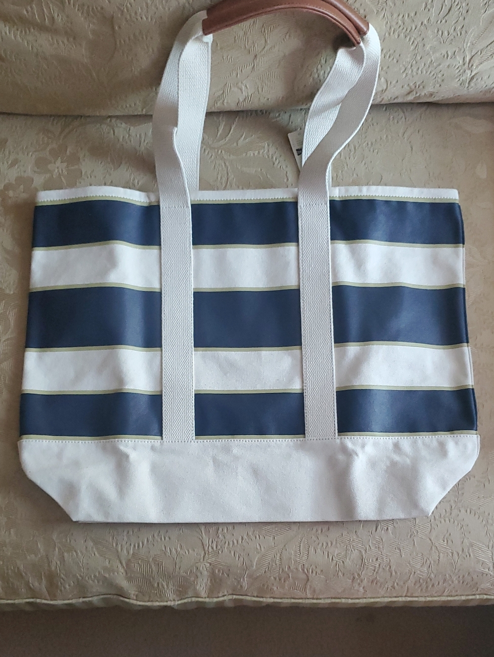 Anthropologie Maeve Striped Canvas Tote - Picture 10 of 16